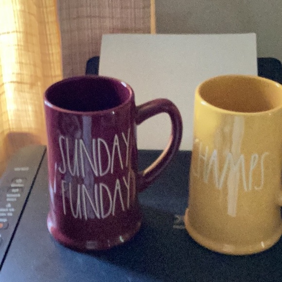 COPY - Rae Dunn football steins - Picture 1 of 5